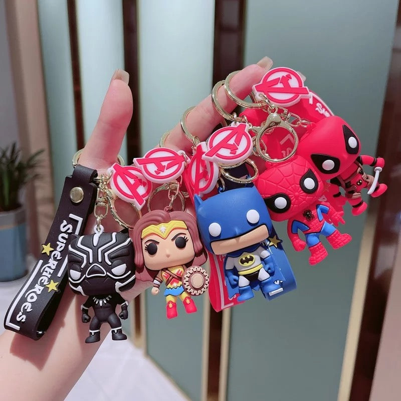 Superheroes 3D Keychain