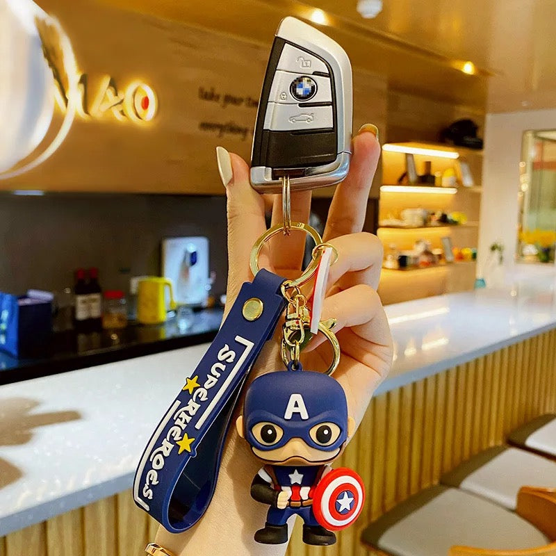 Superheroes 3D Keychain - Tinyminymo