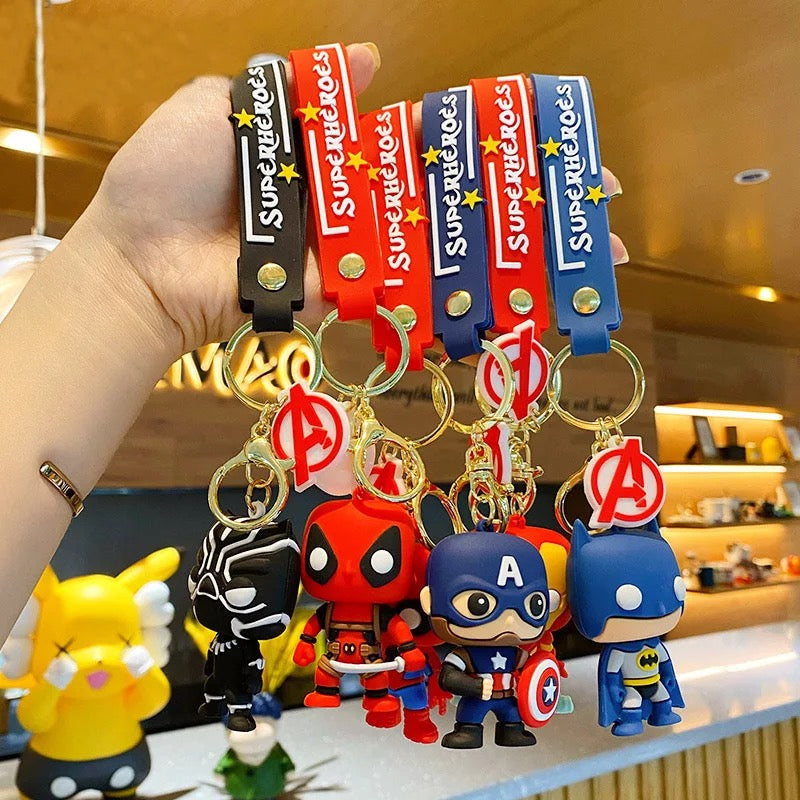 Superheroes 3D Keychain - Tinyminymo