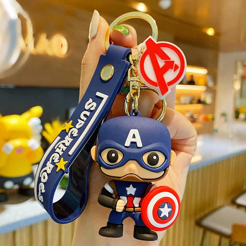 Superheroes 3D Keychain - Tinyminymo