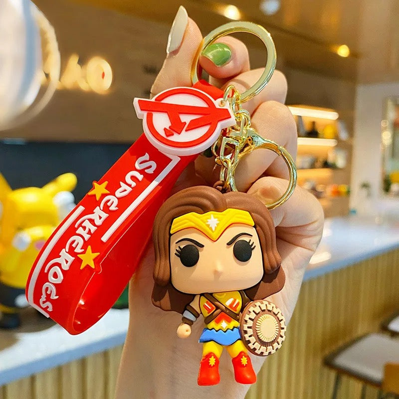 Superheroes 3D Keychain - Tinyminymo