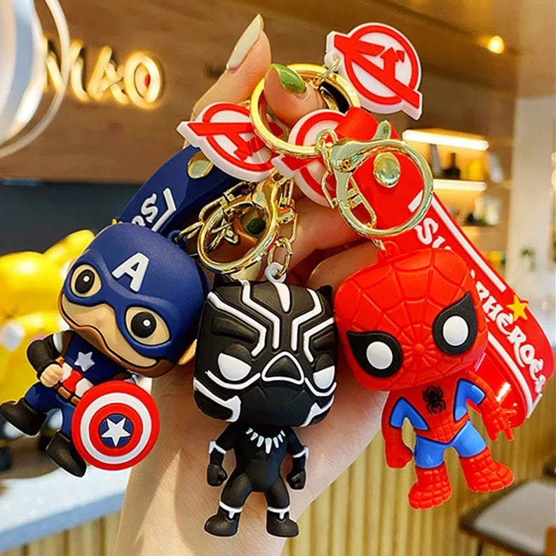 Superheroes 3D Keychain - Tinyminymo