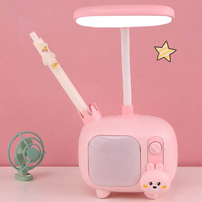 Television Bunny Desk Lamp with Pen Stand - Tinyminymo
