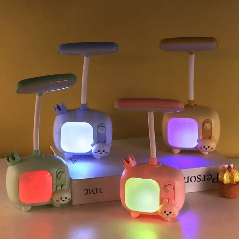 Television Bunny Desk Lamp with Pen Stand - Tinyminymo