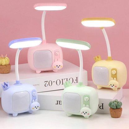 Television Bunny Desk Lamp with Pen Stand - Tinyminymo