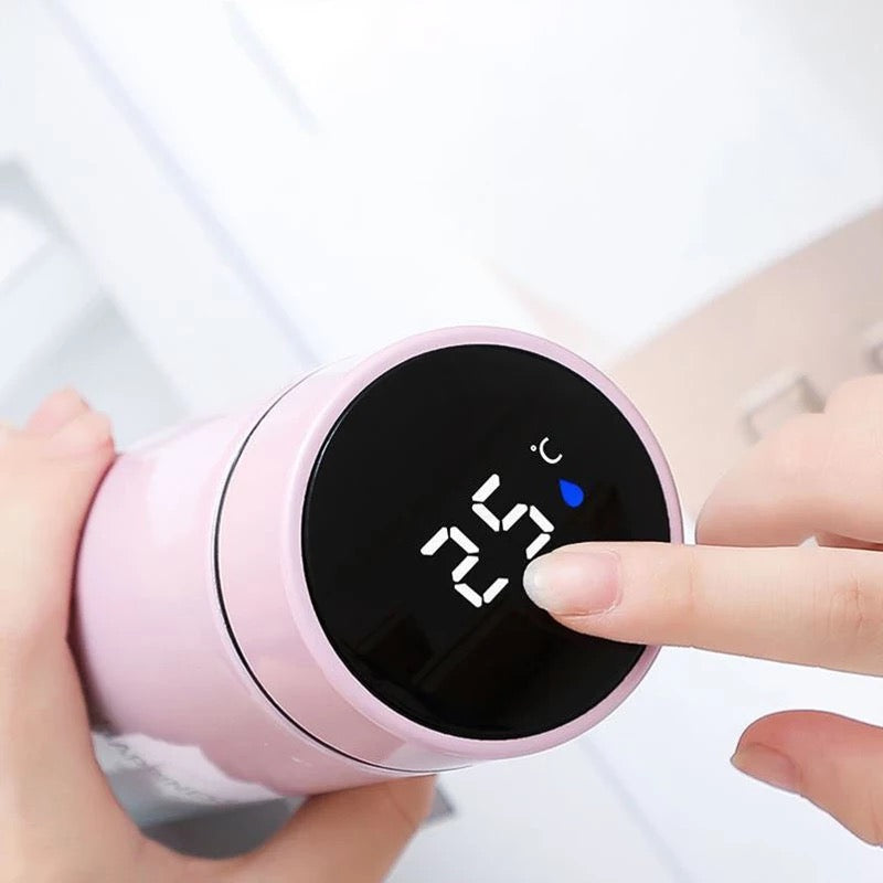 Ombre LED Temperature Display Insulated Vacuum Flask - Tinyminymo