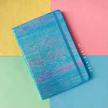 Load image into Gallery viewer, Textured Holographic Notebook - Tinyminymo
