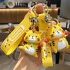 Tiger with Apple 3D Keychain