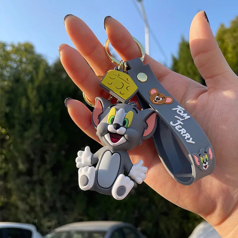 Cute Tom and Jerry 3D Keychain Online