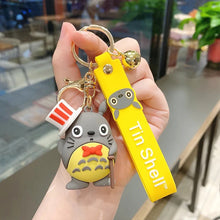 Load image into Gallery viewer, Totoro Tin Shell 3D Keychain - Tinyminymo
