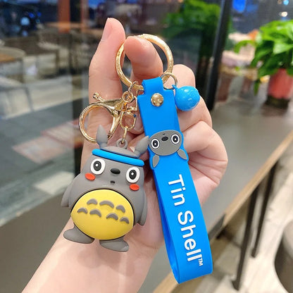 Totoro Tin Shell 3D Keychain - Tinyminymo