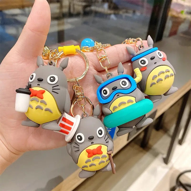 Totoro Tin Shell 3D Keychain - Tinyminymo