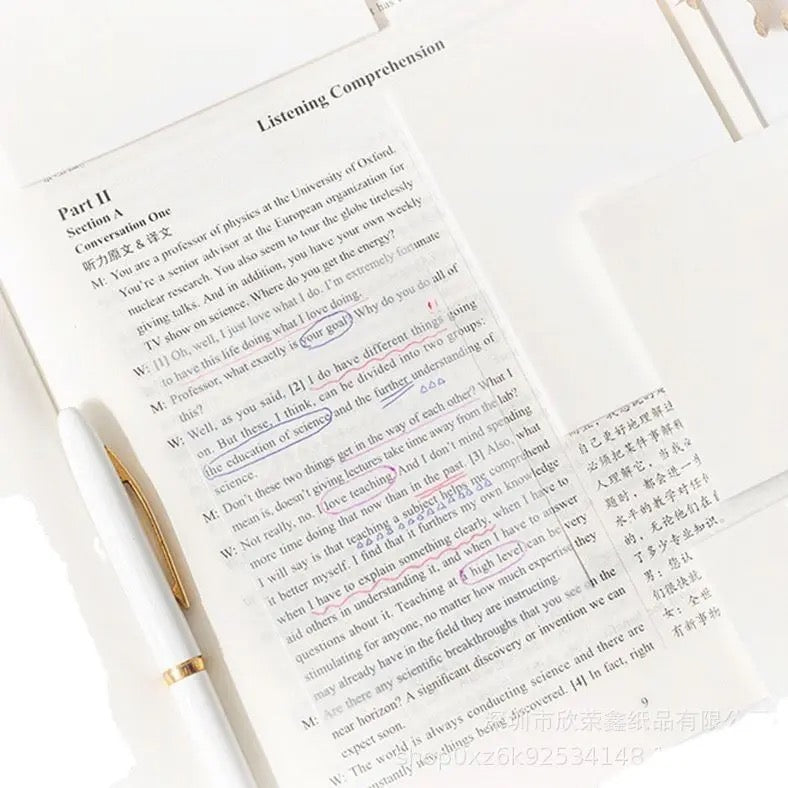 Transparent Sticky Notes - Tinyminymo