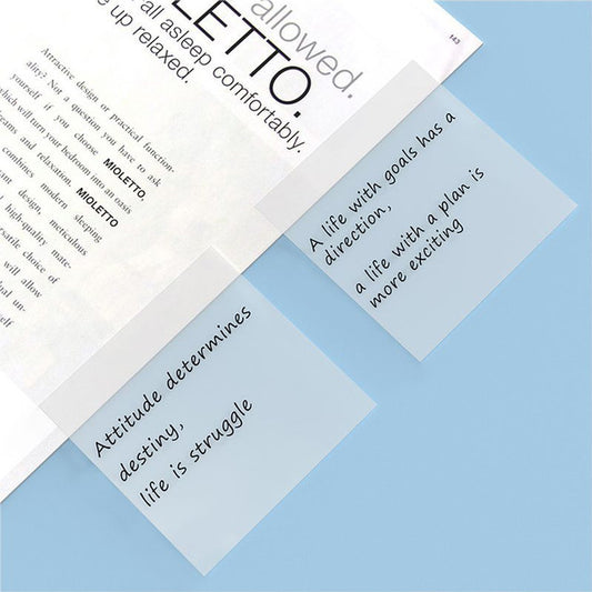 Transparent Sticky Notes - Tinyminymo