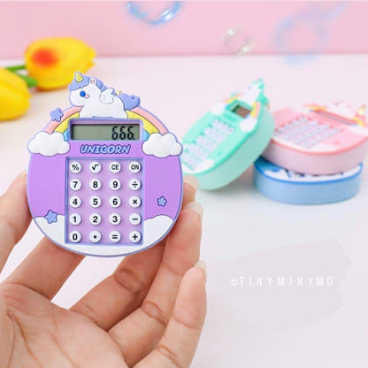 Unicorn Calculator with Game Keychain - Tinyminymo