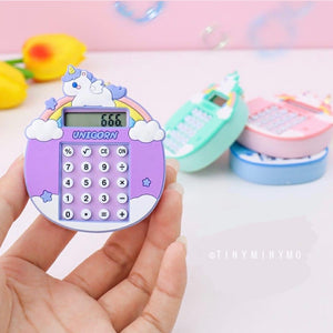 Unicorn Calculator with Game Keychain - Tinyminymo