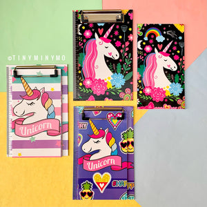 Unicorn Clipboard with Matching Notepad - Tinyminymo
