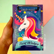 Unicorn Clipboard with Matching Notepad - Tinyminymo