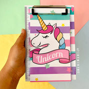 Unicorn Clipboard with Matching Notepad - Tinyminymo