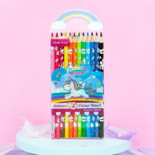 Load image into Gallery viewer, Unicorn Pencil Color - Set of 12 - Tinyminymo
