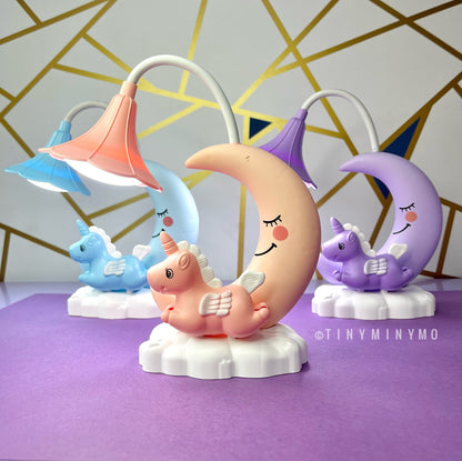 Unicorn with Moon LED Desk Lamp - Tinyminymo