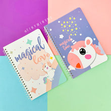 Load image into Gallery viewer, Unicorn Spiral Notebook - Tinyminymo
