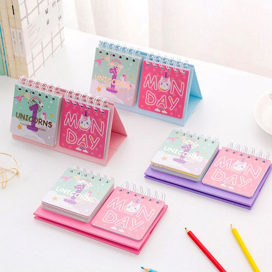 Unicorn Desk Calendar - Tinyminymo