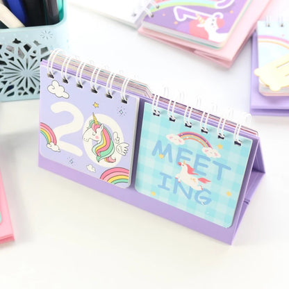 Unicorn Desk Calendar - Tinyminymo
