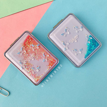 Unicorn Glitter Pocket Mirror - Tinyminymo