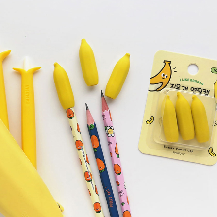 Veggies Eraser and Pencil Topper - Set of 3 - Tinyminymo