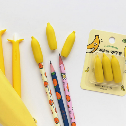 Veggies Eraser and Pencil Topper - Set of 3 - Tinyminymo