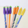 Veggies Eraser and Pencil Topper - Set of 3