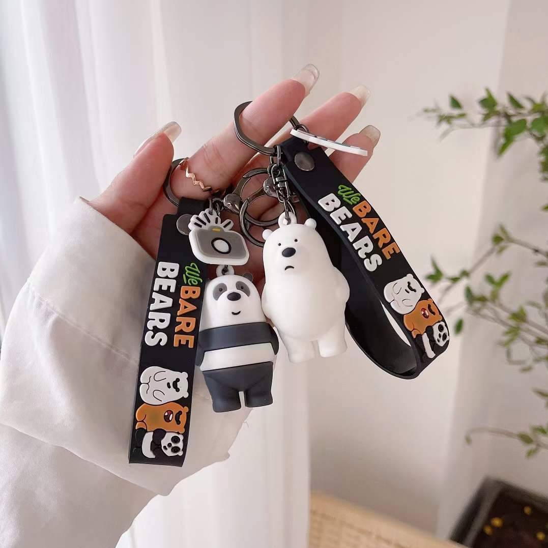 We Bare Bear 3D Keychain - Tinyminymo