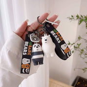 We Bare Bear 3D Keychain - Tinyminymo