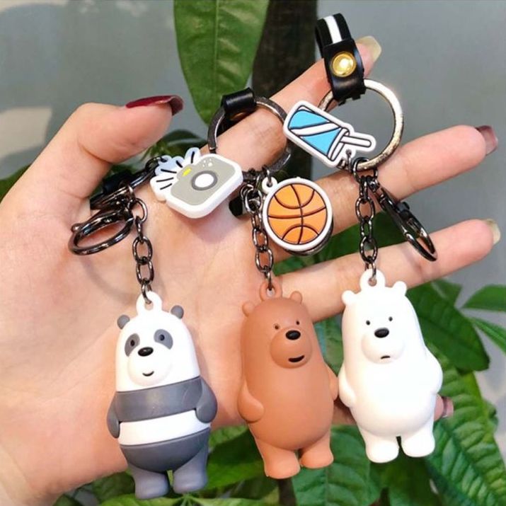 We Bare Bear 3D Keychain - Tinyminymo