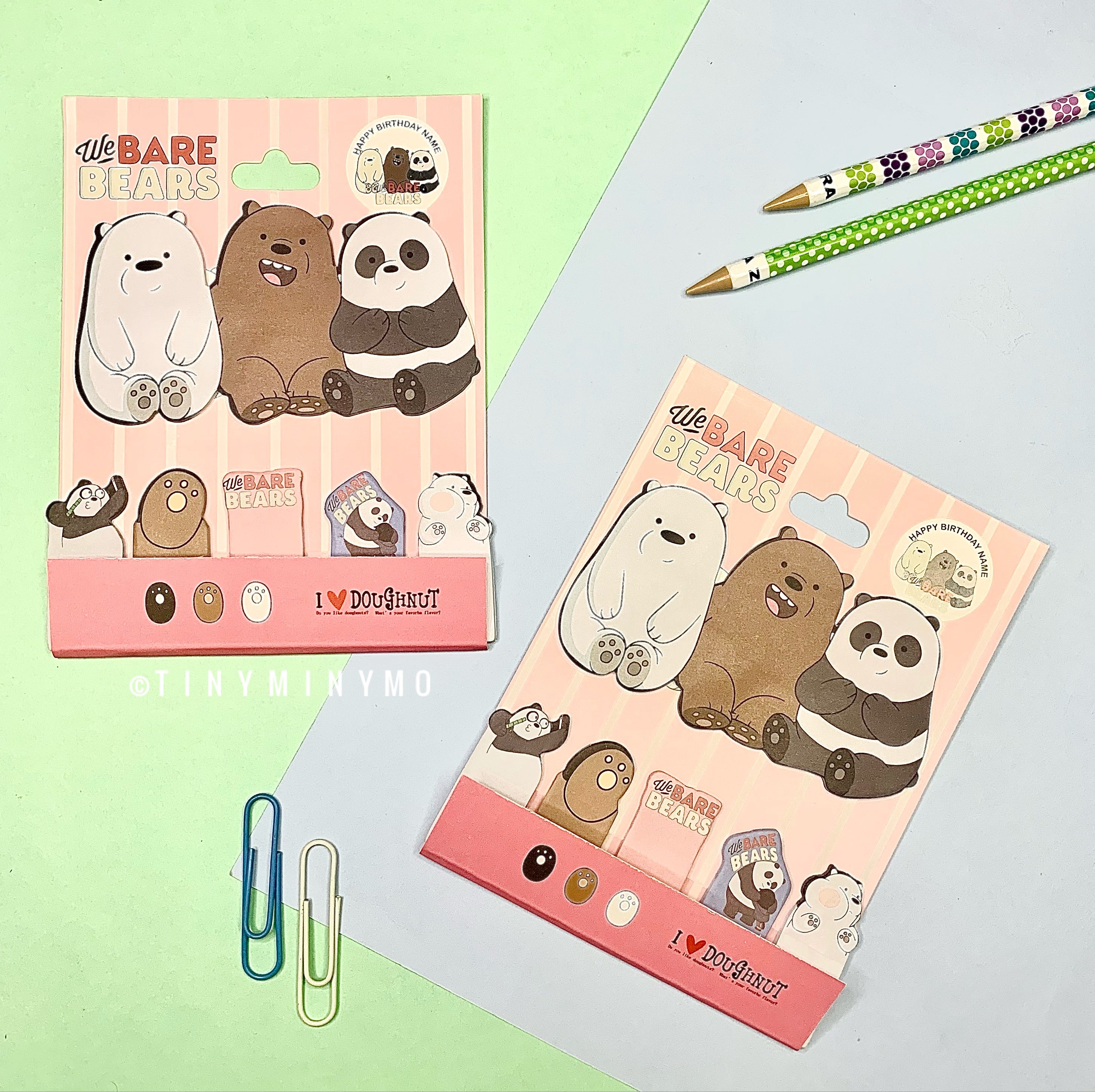 We Bare Bears Sticky Notes - Tinyminymo
