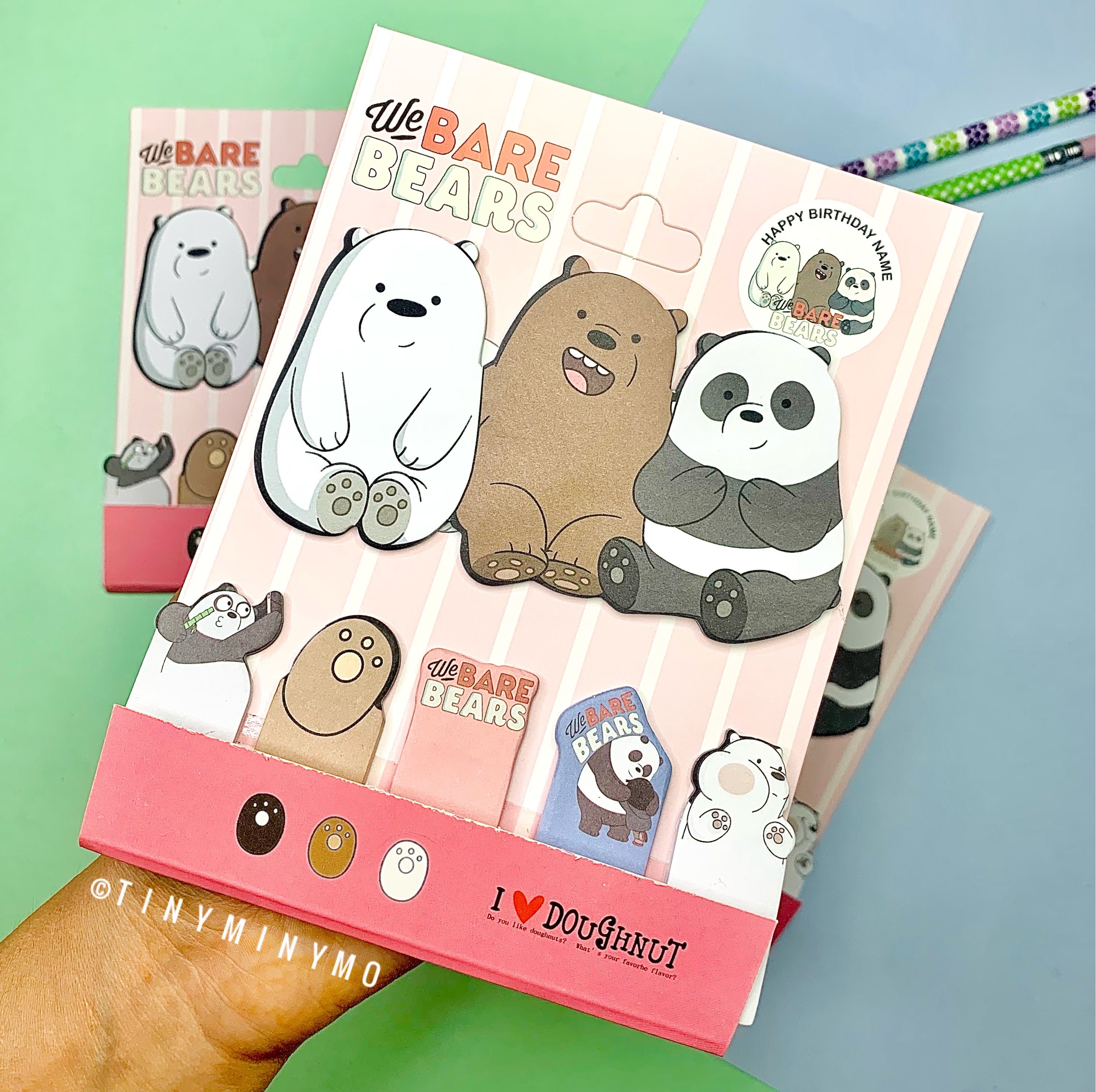 We Bare Bears Sticky Notes - Tinyminymo