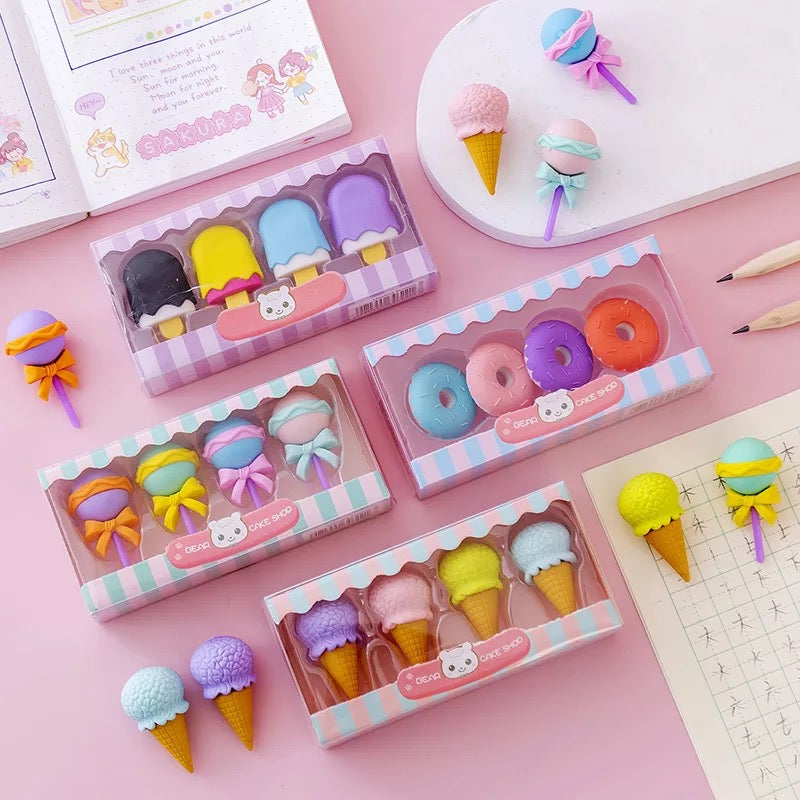 Yummy Dessert Erasers - Tinyminymo