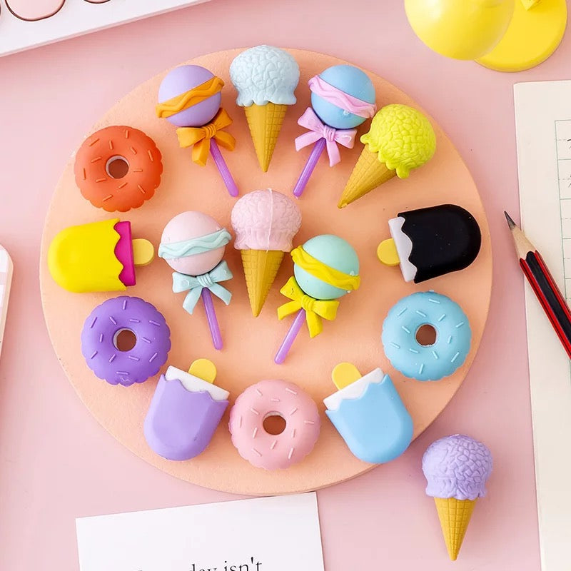 Yummy Dessert Erasers - Tinyminymo