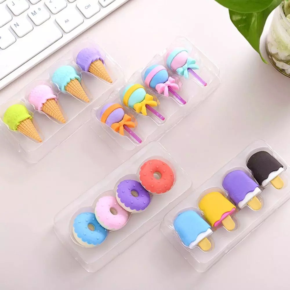 Yummy Dessert Erasers - Tinyminymo