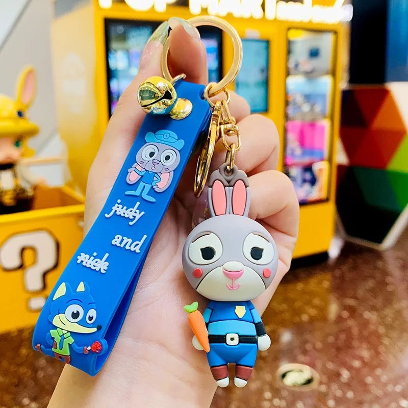 Zootopia Rabbit Keychain Cute Zootopia 3D Keychain Online