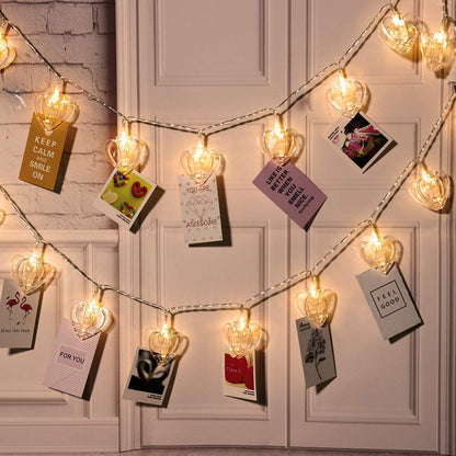 Heart Photo Clip Light - TinyMinyMo