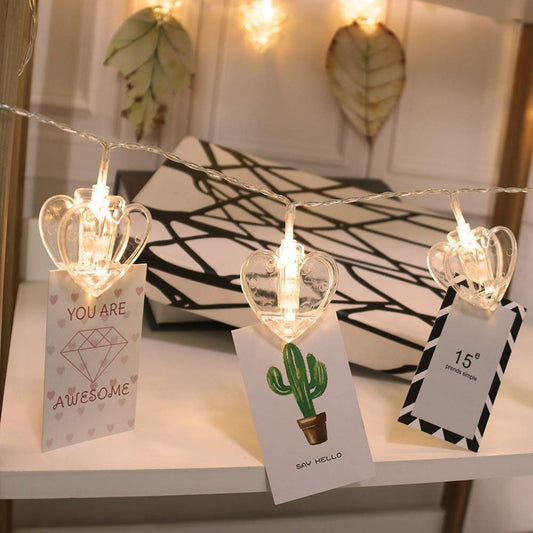 Heart Photo Clip Light - TinyMinyMo