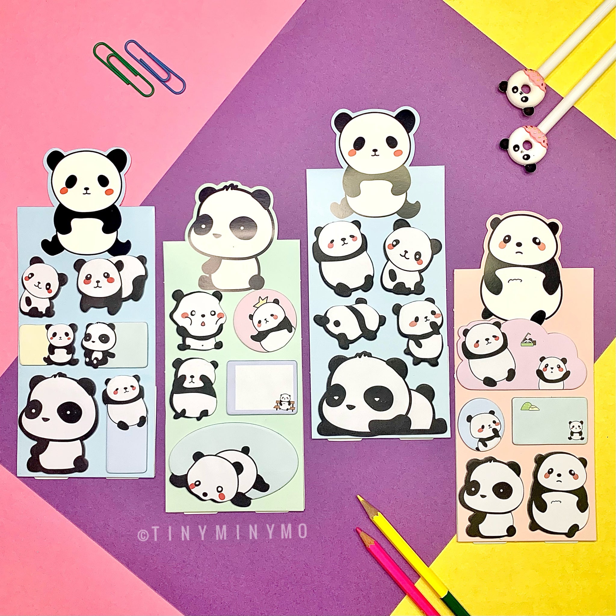 Panda Sticky Notes | Stationery Collection | Tinyminymo