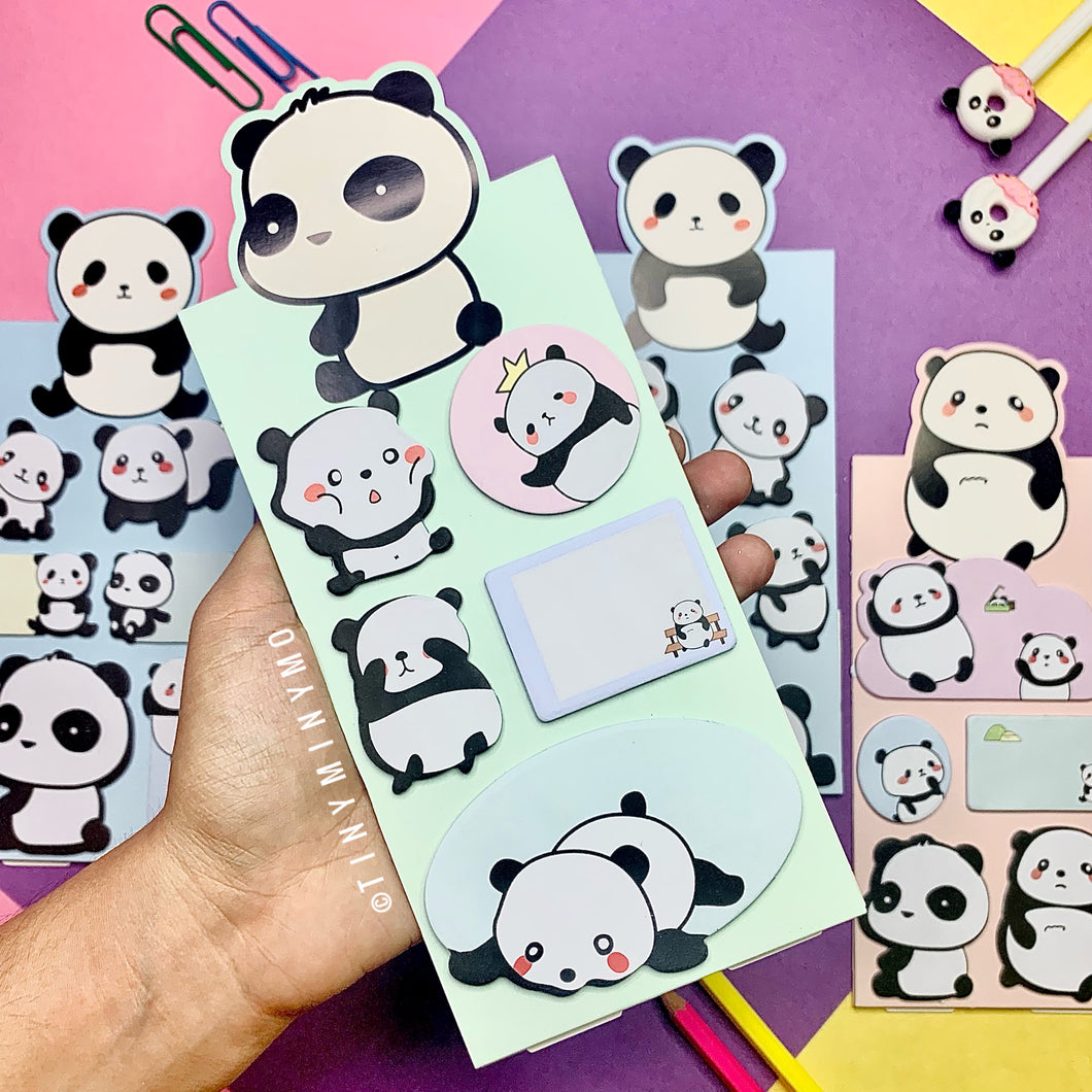 Panda Sticky Notes - Tinyminymo